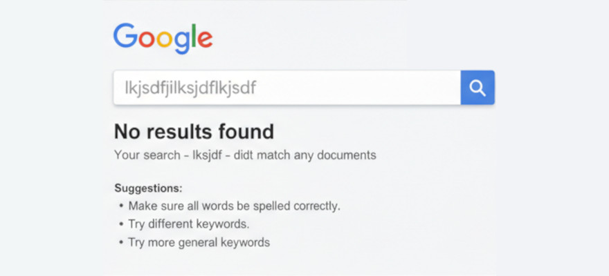 Image showing Google no results found